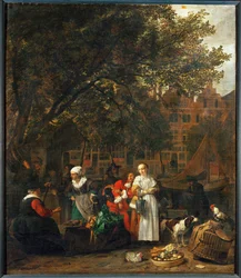 Gemüsemarkt in Amsterdam, Niederlande