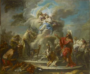 Das Opfer der Iphigenie, 1749-1750