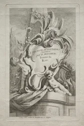 Buch der Brunnen: Nr. 1, Titelseite, ca. 1736