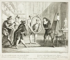 Tafel aus Livre de Scènes Comiques