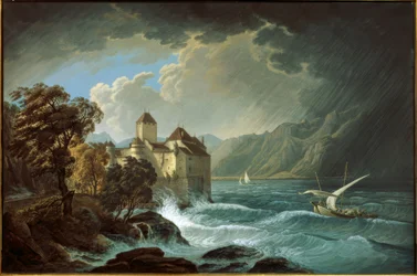 Chillon im Sturm