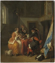 Ein Kartenspiel, ca. 1655-9
