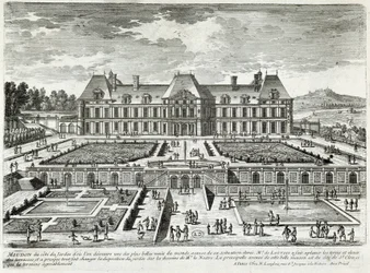 Ansicht des Schlosses von Meudon - von Perelle, Ende des 17. Jahrhunderts