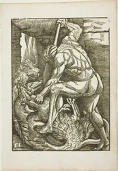 Die Arbeiten des Herkules: Cerberus aus der Unterwelt holen