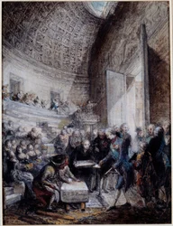 Einweihung des Amphitheaters der königlichen Chirurgieschule durch König Ludwig XVI.