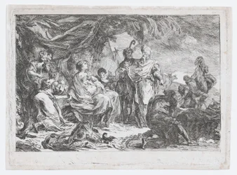 Laban sucht seine Hausgötter, ca. 1753