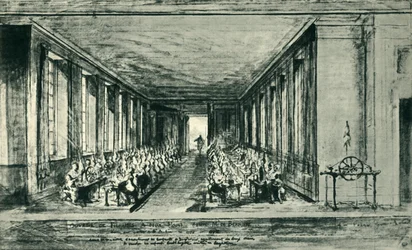 Spinnerei, um 1776