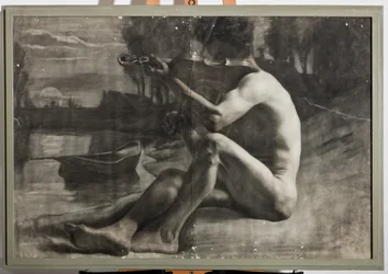 Männliche Figur, nackt