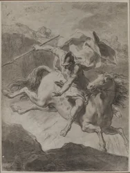 Tod von Marcus Curtius, 1799