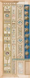 Pilaster Loggia III (Verzierung mit verschiedenem Wild)