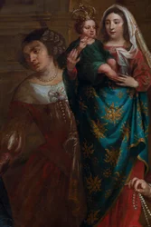 Erzherzogin Isabella von Spanien, die ihre Juwelen der Basilika St. Martin in Halle schenkt