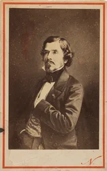 Porträt von Eugène Delacroix 1798-1863, 1858