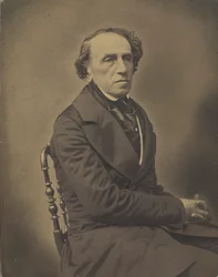 Porträt des Komponisten Giacomo Meyerbeer 1791-1864, 1853-1854