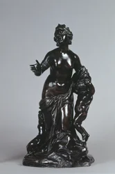 Latona und ihre Kinder, Apollo und Diana, ca. 1671 (Bronze mit lackierter Patina)