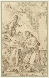 Das Christuskind erscheint dem Hl. Antonius von Padua
