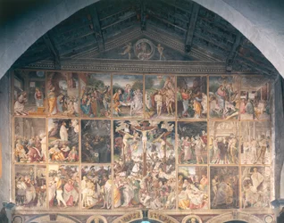 Leben und Passion Christi, Fresko von Gaudenzio Ferrari, 1513