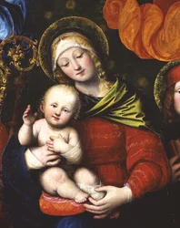 Madonna mit Kind, Detail, 1516