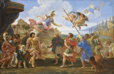 Der Streit zwischen Agamemnon und Achilles, ca. 1695
