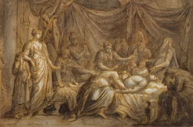 Andromache trauert um den Tod von Hector, 1760-63