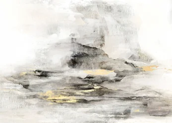 Abstrakte Goldlandschaft