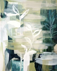 Botanische abstrakte Serene