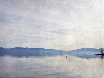 Ruhiger Wintersee