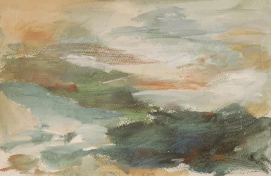 Serene abstrakte Landschaft