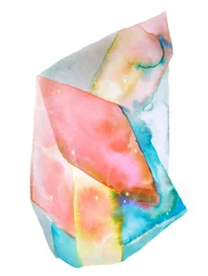 Lebendiges Abstraktes Aquarell