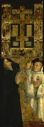 Kardinal Bessarion mit dem Bessarion-Reliquiar, um 1472-3