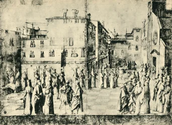 Prozession in Venedig, Mitte-Ende des 15. Jahrhunderts, 1943