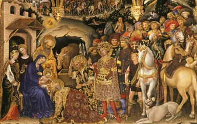 Anbetung der Könige (Detail)