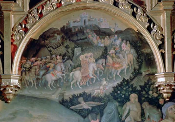 Anbetung der Könige Das Strozzi-Altarbild, (Detail), 1423
