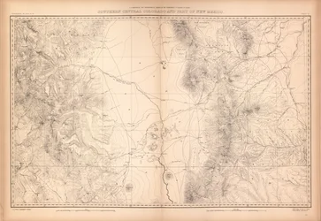 Geologischer und geographischer Atlas von Colorado und angrenzenden Gebieten