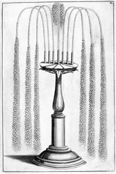 Ornamentaler Brunnenentwurf