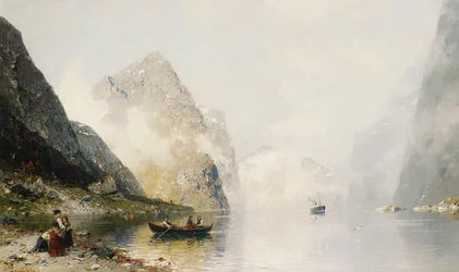 Eine Fjordszene