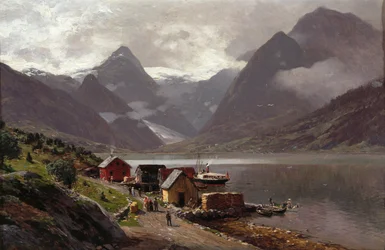 Fjærlandsfjord von Mundal aus gesehen