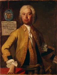 Porträt von General Graf George Lesley 1720-1772, 1749