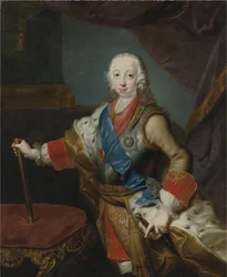 Porträt des Zaren Peter III. von Russland 1728-1762