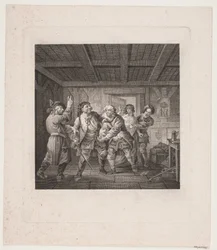 Illustration zu Holbergs Komödien