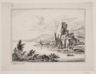 Gebirgslandschaft an einem See