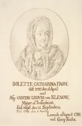 Porträt von Bolette Catharina From