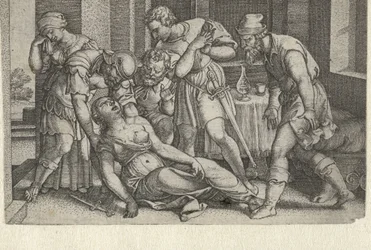 Collatinus und Brutus bei der sterbenden Lucretia