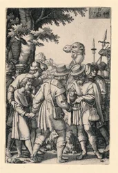 Joseph wird von seinen Brüdern verkauft, aus der Geschichte von Joseph
