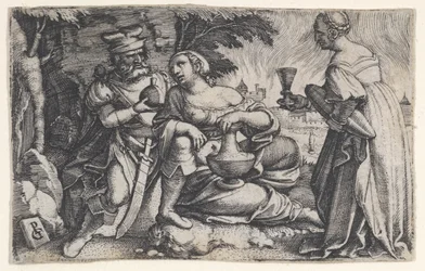 Lot und seine Töchter