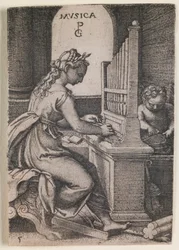 Musica, aus der Serie „Die Freien Künste“