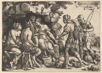 Thetis und Chiron, 1543