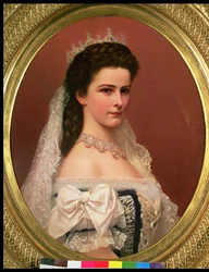 Kaiserin Elisabeth von Österreich (1837-98) in ungarischer Tracht, 1867