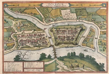Szolnok, Ungarn (Gravur)
