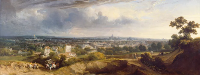 Blick auf Paris von Montmartre, 1829