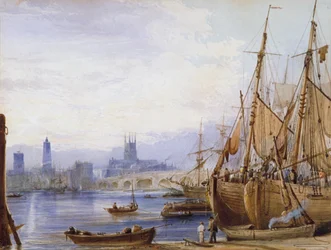 Alte London Bridge und Southwark